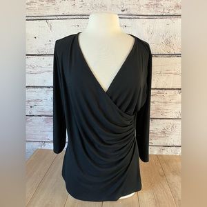 NWOT Ann Taylor black top size Large